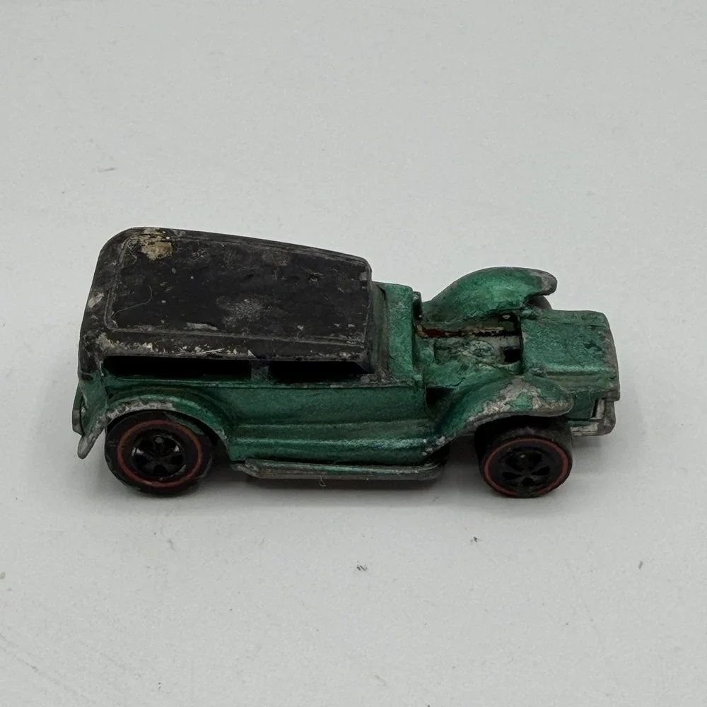 Vintage‎ Hot Wheels Redline 1969 The Demon Green Diecast Car NO ENGINE